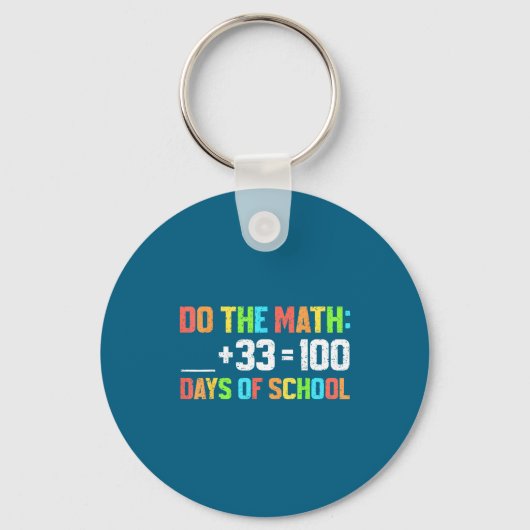 Von Kindern 100. Tag Schule Lehrer 100 Schlüsselanhänger (Vorderseite)