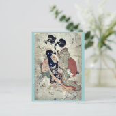 von Kitagawa, Utamaro Ukiyo-e. Postkarte (Stehend Vorderseite)