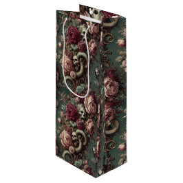 von Knochen und Wein - gotisch Viktorianisch Geschenktüte Für Weinflaschen