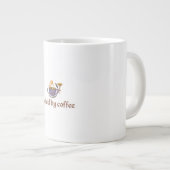 Von kosmischem Kaffee gespeist Jumbo-Tasse (Vorderseite Rechts)
