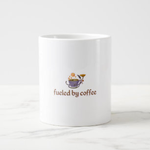 Von kosmischem Kaffee gespeist Jumbo-Tasse