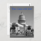 Von Kuba mit Liebe Postkarte (Vorne/Hinten)