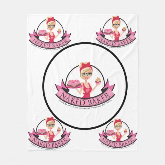 Von Liebe Baker Blanket ergriffen Fleecedecke (Vorderseite)