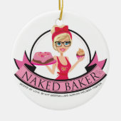 Von Liebe Baker Keramik geschmückt Ornament (Vorne)