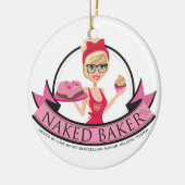 Von Liebe Baker Keramik geschmückt Ornament (Links)