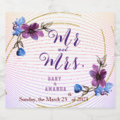 Von Lila abkleben Bierflaschenetikett (Einzelnes Label)