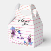 Von Lila abkleben Geschenkschachtel (Rückseite)