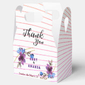 Von Lila abkleben Geschenkschachtel (Geöffnet)