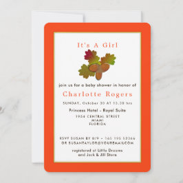 Von Little Acorns Kinderdusche Einladung