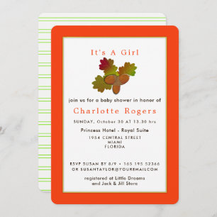 Von Little Acorns Kinderdusche Einladung