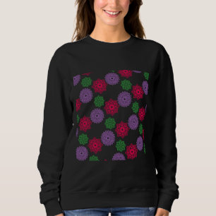 Von Luxus Mandala Nahtloses Muster Adorable Mandel Sweatshirt