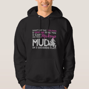 Von Make-up zu Matsch - Matsch-Mädchen - Quad-Bike Hoodie