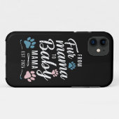 Von Mama bis Baby Mama Est 2025 Hunde Katze Mama Case-Mate iPhone Hülle (Rückseite (Horizontal))