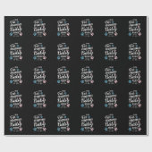 Von Mama bis Baby Mama Est 2025 Hunde Katze Mama Geschenkpapier (Flach)