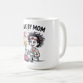 Von Mama gemacht Kaffeetasse (VorderseiteRechts)