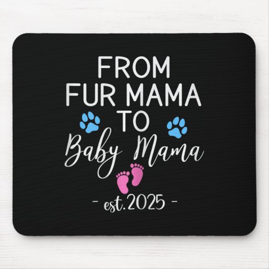 Von Mama zu Ba1 Mousepad (Vorne)