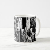Von Manhattan zum Himmel Kaffeetasse (VorderseiteRechts)