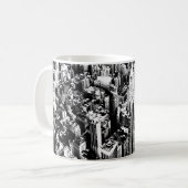 Von Manhattan zum Himmel Kaffeetasse (Vorderseite Links)