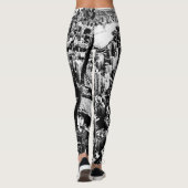 Von Manhattan zum Himmel Leggings (Rückseite)