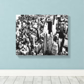 Von Manhattan zum Himmel Leinwanddruck (Insitu (Holzboden))