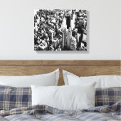 Von Manhattan zum Himmel Leinwanddruck (Insitu (Schlafzimmer))