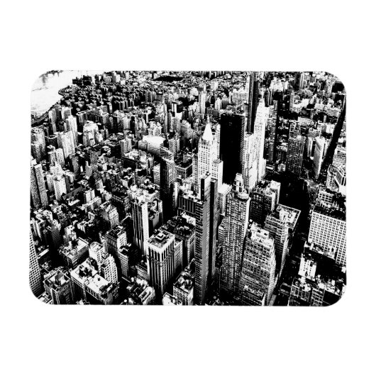 Von Manhattan zum Himmel Magnet (Horizontal)
