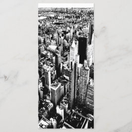 Von Manhattan zum Himmel Menükarte