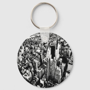 Von Manhattan zum Himmel Schlüsselanhänger