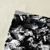 Von Manhattan zum Himmel Strandtuch (Beispiel)