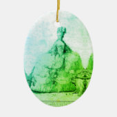 Von Marie-Antoinette Marie-Antoinette-Shabby Chic Keramik Ornament (Vorne)