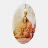 Von Marie-Antoinette Marie-Antoinette-Shabby Chic Keramik Ornament (Rechts)