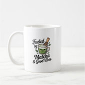 Von Matcha & Good Vibes angeregt - Niedliche Tea L Kaffeetasse (Links)