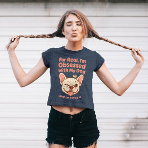 Von meinem französischen Bulldoggen besessen Tri-Blend Shirt