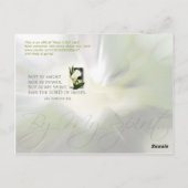 Von meinem Geist Postkarte (Rückseite)