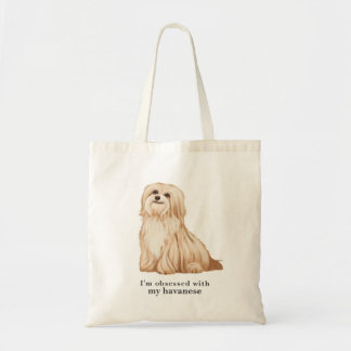 'Von meinem Havanese besessen' Tote Bag Tragetasche