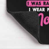 Von meinem Heldenrosa für die Mama Brustkrebs Bewu Mousepad (Ecke)