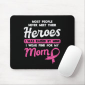 Von meinem Heldenrosa für die Mama Brustkrebs Bewu Mousepad (Mit Mouse)