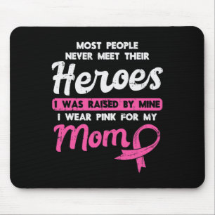 Von meinem Heldenrosa für die Mama Brustkrebs Bewu Mousepad