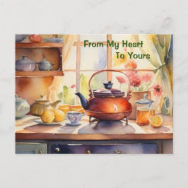 Von meinem Herzen schöne Zuhause Holiday Card Feiertagspostkarte