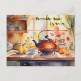 Von meinem Herzen schöne Zuhause Holiday Card Feiertagspostkarte