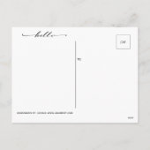 Von meinem Nacken des Waldes zu deiner Postkarte (Rückseite)