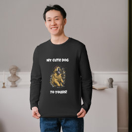 Von meinem Niedlichen Hund zu deinem Goldenen Retr T-Shirt