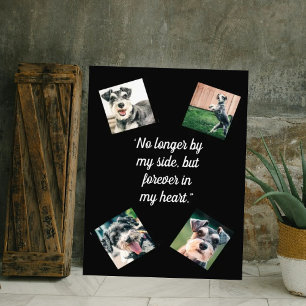 Von meinem Side-Hund-Foto-Gedenkmal nicht mehr in  Leinwanddruck