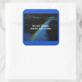 VON MEINEM SPIRIT QUADRATISCHER AUFKLEBER (Tasche)