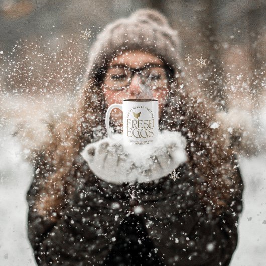 VON MEINEN HÄNDEN ZU IHREM TISCH-Hühnereier Kaffeetasse