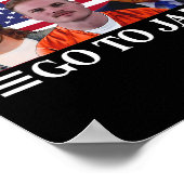 Von meinen Lieblingsmännern wird Trump ins Gefängn Poster (Ecke)