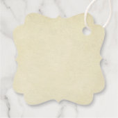 Von meiner Dusche zu deinem Vintagen Brautparty Geschenkanhänger (Rückseite)