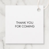 Von meiner Dusche zu deiner, Brautparty Türkis Geschenkanhänger (Rückseite)