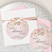 Von meiner Dusche zu Ihrer, Rosa und Rose Gold Geschenkanhänger