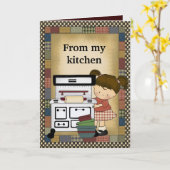 Von meiner Kochkarte Karte (Gelbe Blume)